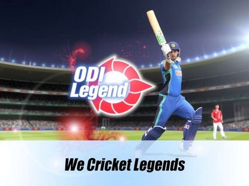 Intense cricket action in ODI Cricket Legend India ODI Cricket Legend India Gameplay Screenshot